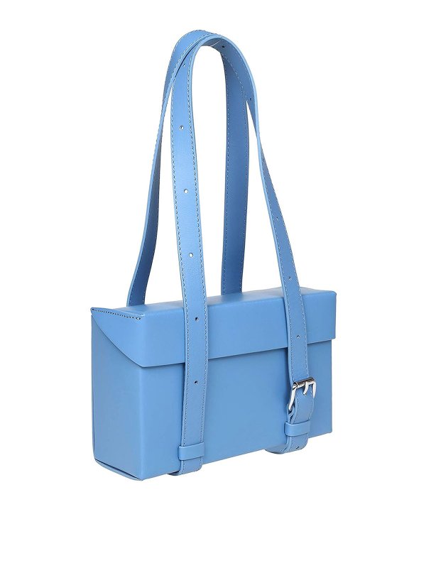 Maison Margiela: クロスボディバッグ online - クロスボディバッグ - ライトブルー