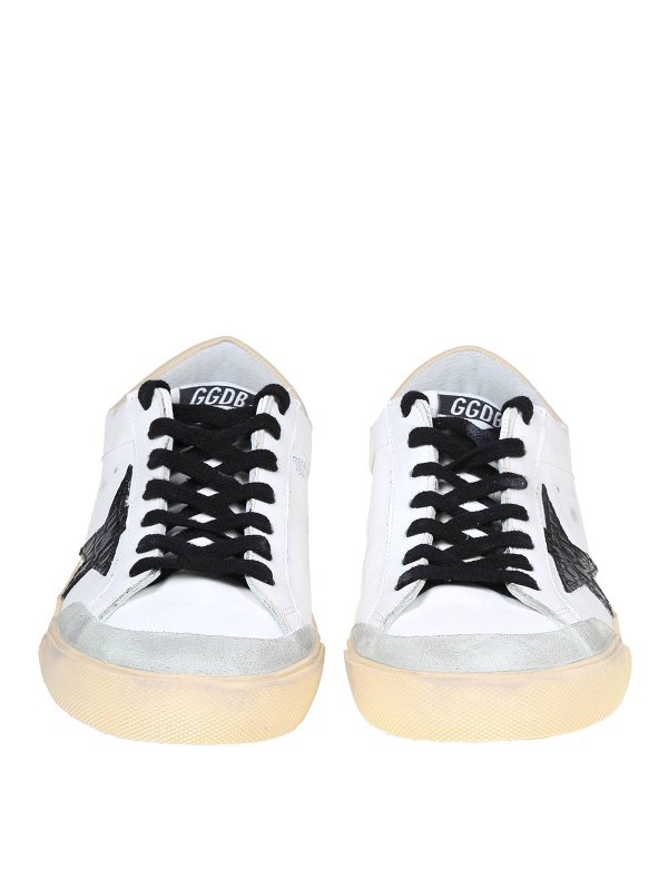 iKRIX GOLDEN GOOSE: trainers - Superstar sneakers in black and white leather