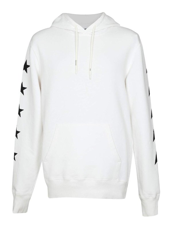 GOLDEN GOOSE: Sweatshirts & Pulls - Sweat-Shirts - Blanc
