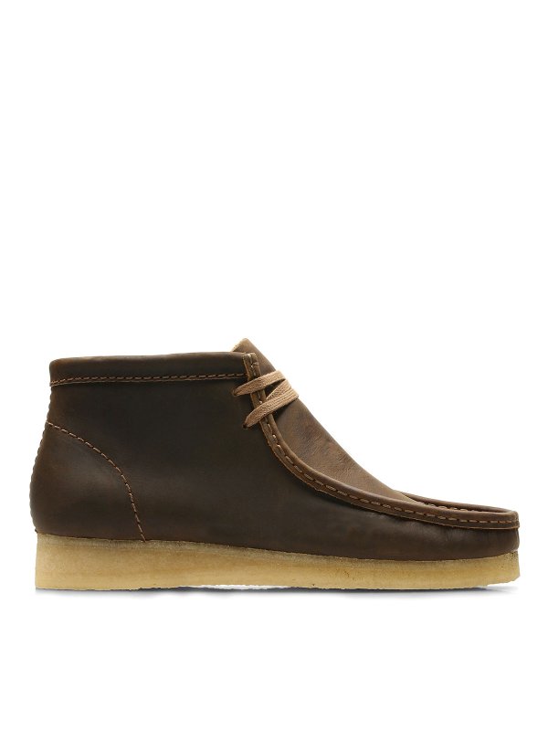 CLARKS: ankle boots - Wallabee ankle boot