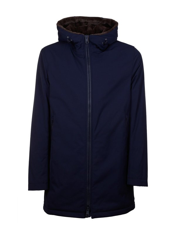 HERNO: Parkas - Parka - Blau