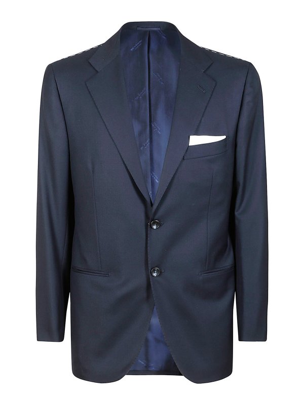 KITON: Vestidos de gala - Traje - Azul