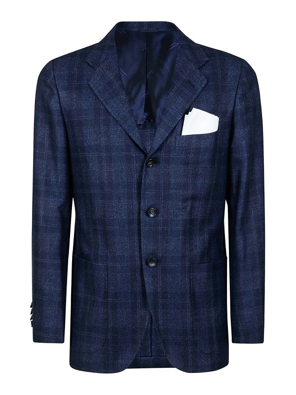 KITON: giacche blazer - Blazer in lana