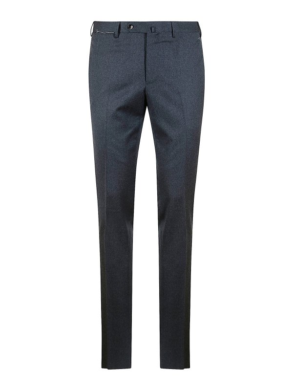 PT TORINO: Pantaloni sartoriali - Pantaloni in lana stretch
