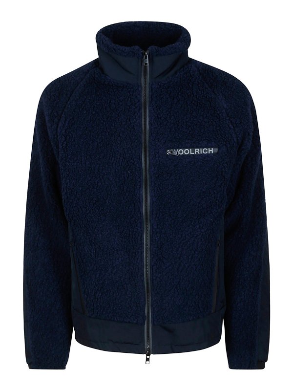 WOOLRICH: padded jackets - Sherpa Hybrid puffer jacket