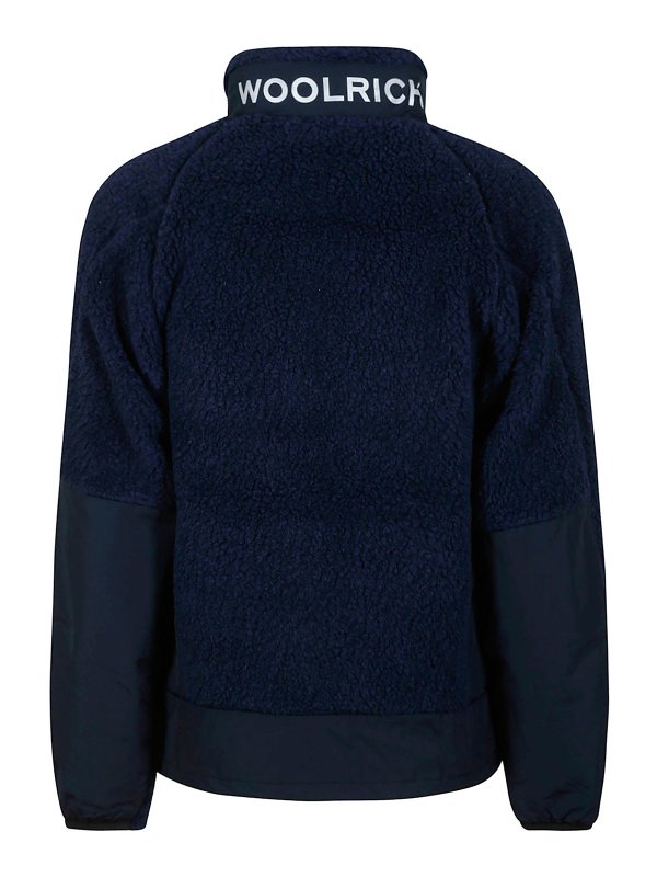 WOOLRICH: padded jackets online - Sherpa Hybrid puffer jacket