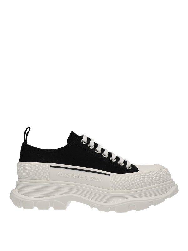ALEXANDER MCQUEEN: Chaussures de sport - Baskets - Blanc