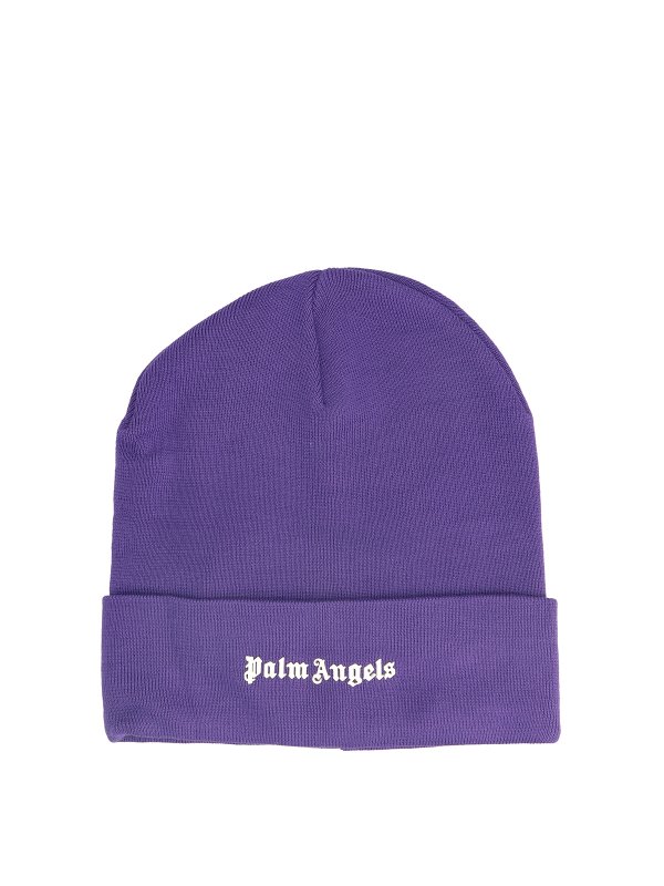 Palm Angels: Mützen - Mütze - Lila