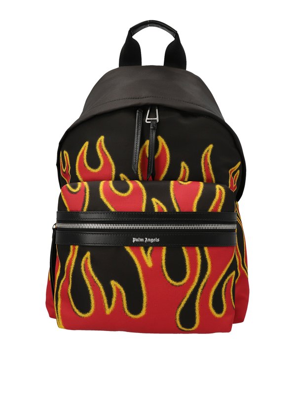 Palm Angels: backpacks - Flames Backpack