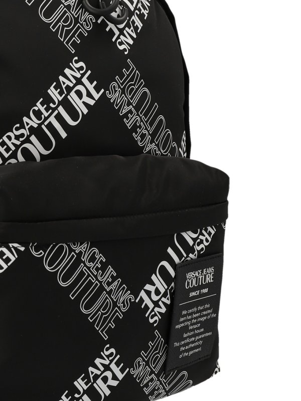 iKRIX VERSACE JEANS: backpacks - Logo Print Backpack