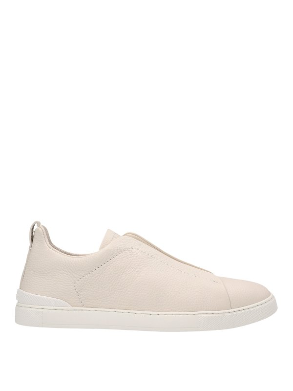 ZEGNA: Chaussures de sport - Baskets - Blanc