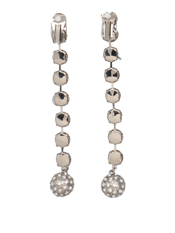 ALESSANDRA RICH: Earrings online - Crystal Pendant Earrings