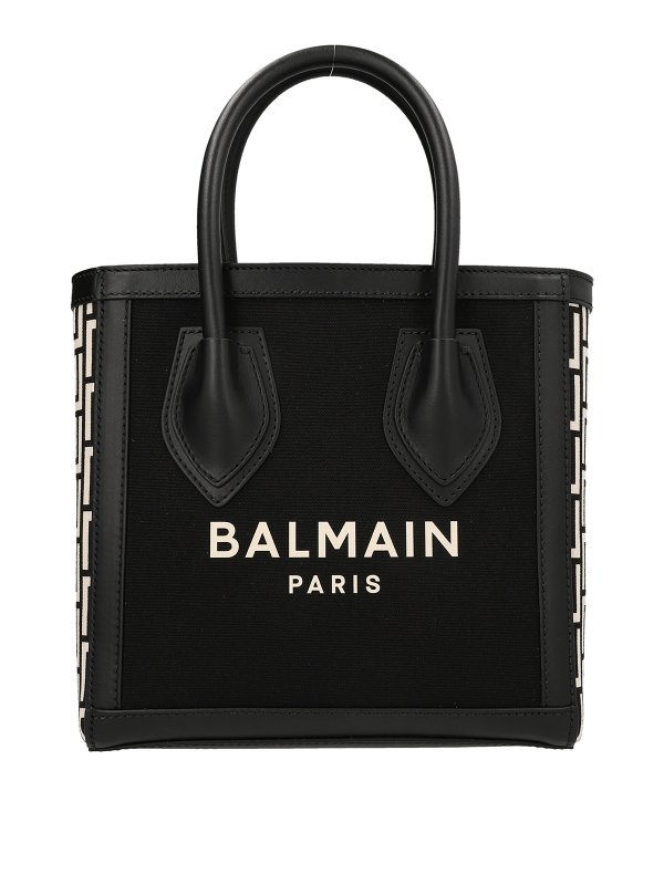 Balmain: totes bags - B-Army 24 Shopping Bag