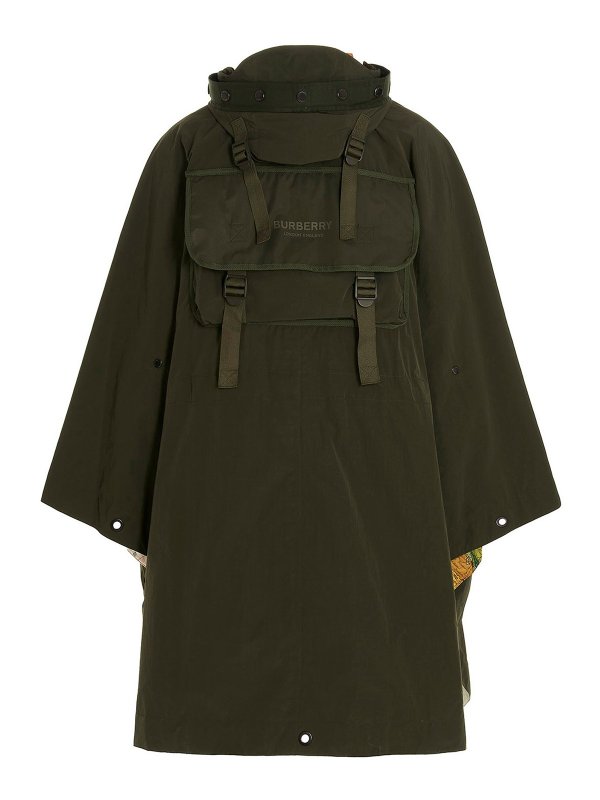 BURBERRY: Capes & Ponchos online - Cape - Grün