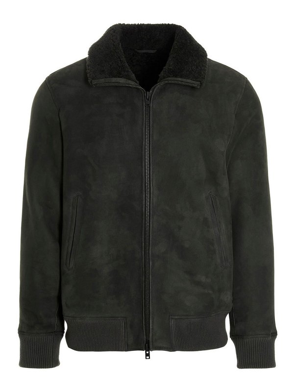 CLOSED: Fur & Shearling Coats - Shearling suede jacket