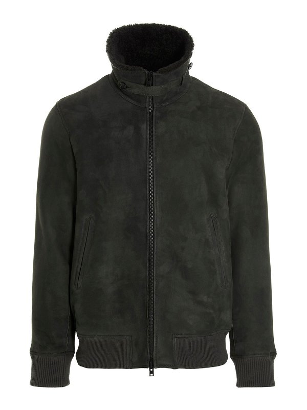 iKRIX CLOSED: Fur & Shearling Coats - Shearling suede jacket