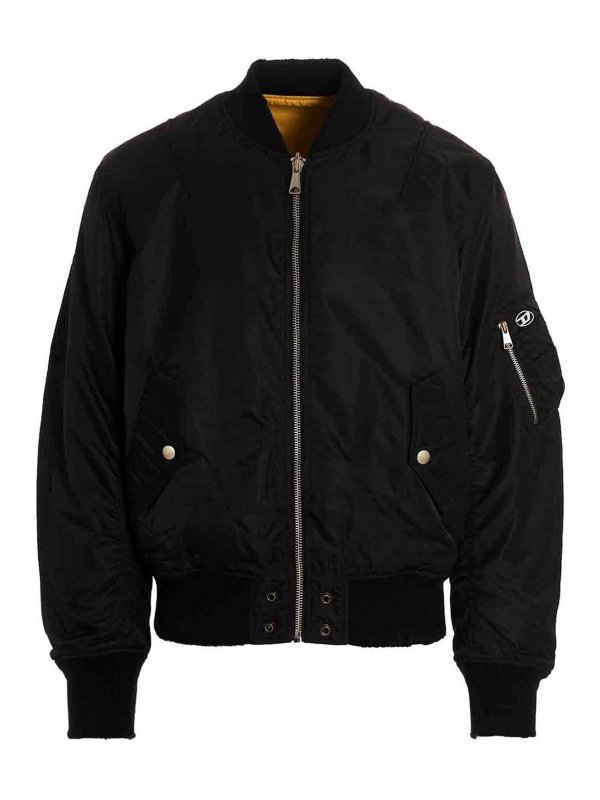 DIESEL: bombers - Fights reversible bomber jacket