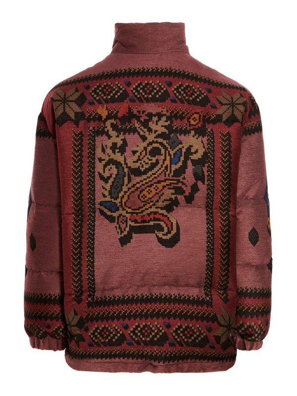 ETRO: padded jackets online - Paisley down jacket