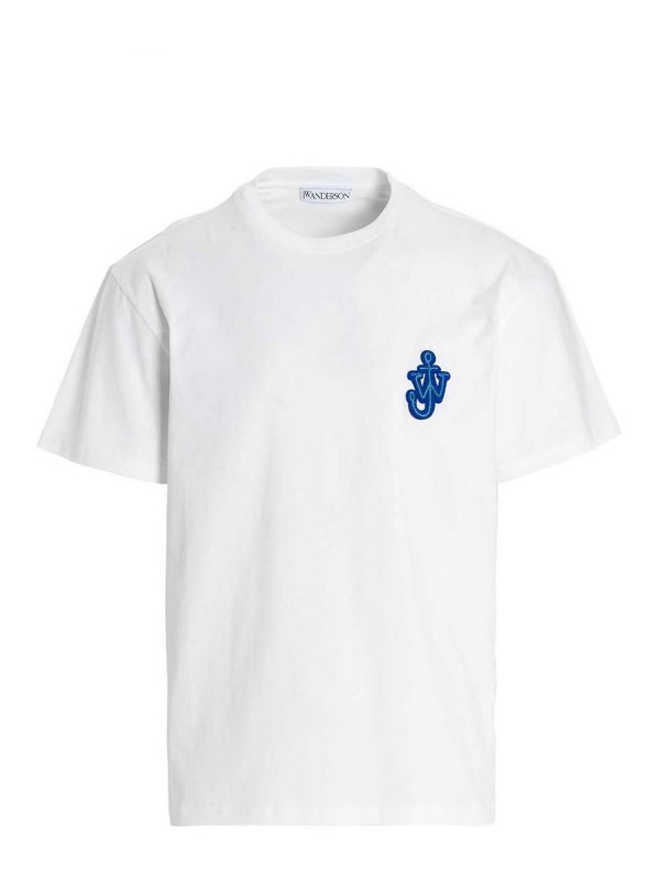 J.W. ANDERSON: t-shirts - Anchor patch t-shirt