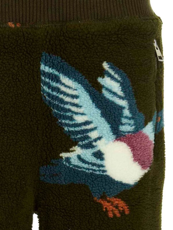 iKRIX J.W. ANDERSON: tracksuit bottoms - Bird Teddy joggers