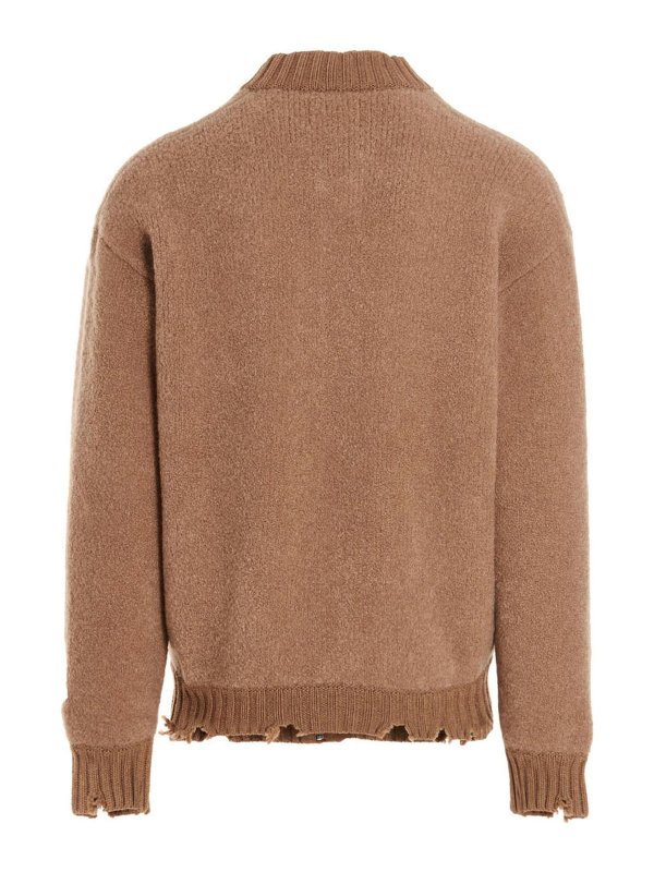 LANEUS: bombers online - Distressed effect bomber jacket