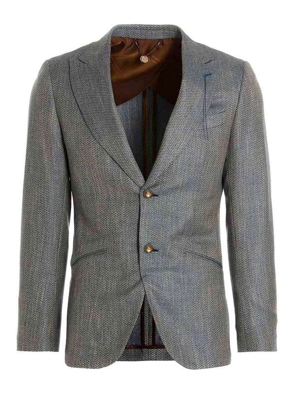 MAURIZIO MIRI: Blazer - Blazer - Hellblau