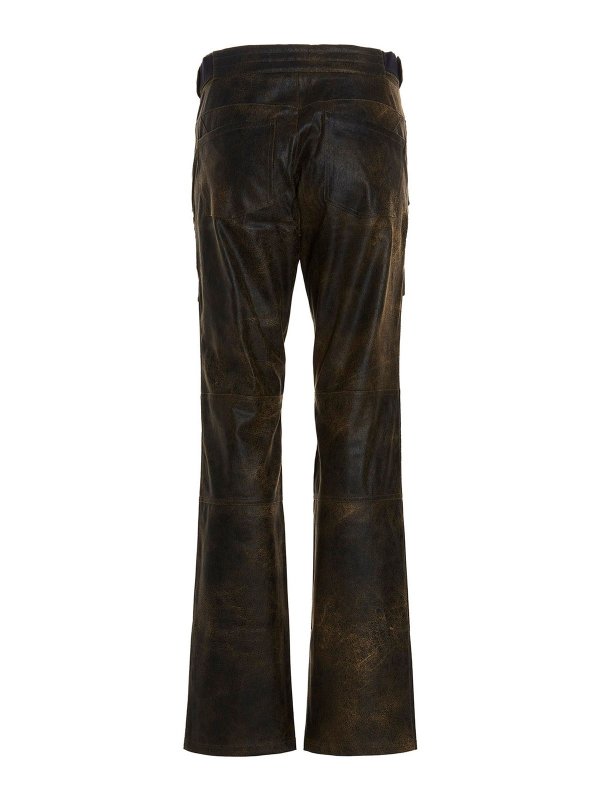 MISBHV: leather trousers online - Leather-effect fabric pants