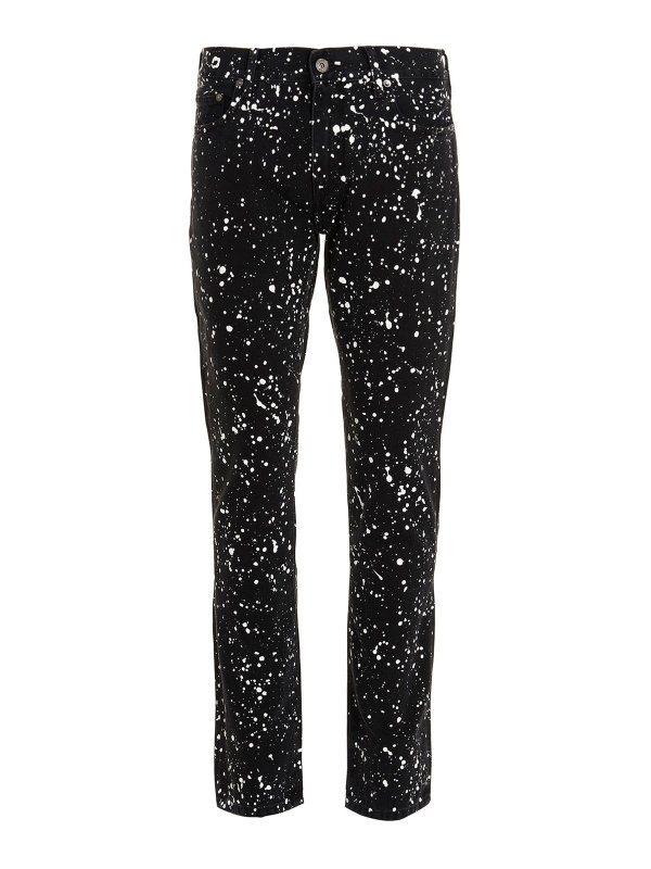 OFF-WHITE: skinny jeans - Diagonal jeans