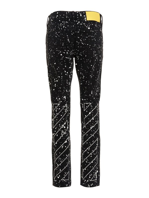 OFF-WHITE: skinny jeans online - Diagonal jeans