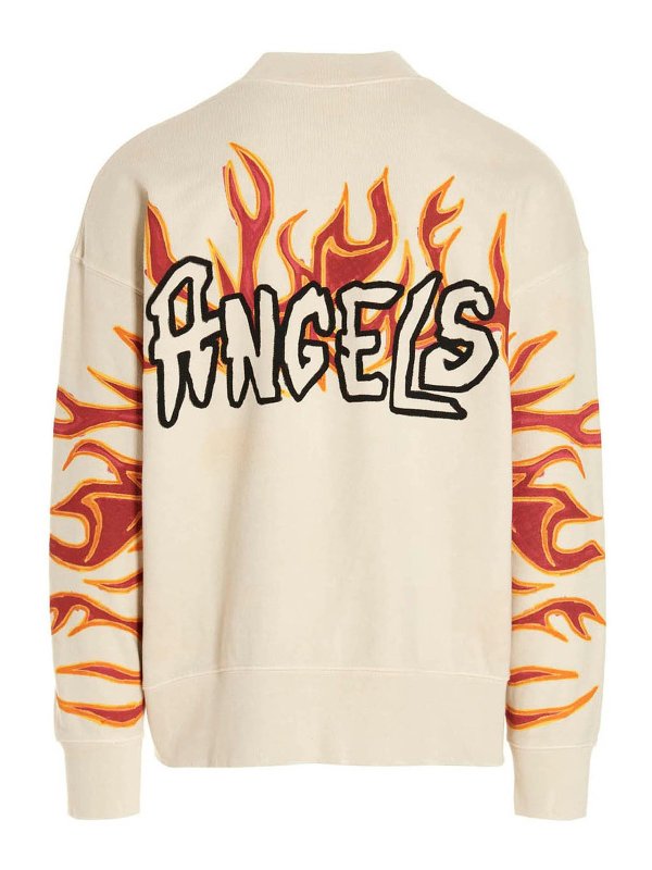 Palm Angels Graffiti Flames sweatshirt - Men