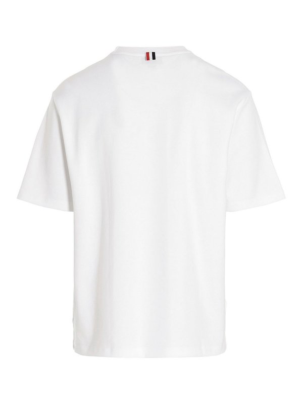 THOM BROWNE: t-shirts online - Pocket t-shirt