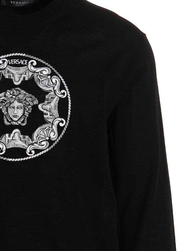 iKRIX VERSACE: crew necks - Logo embroidery sweater