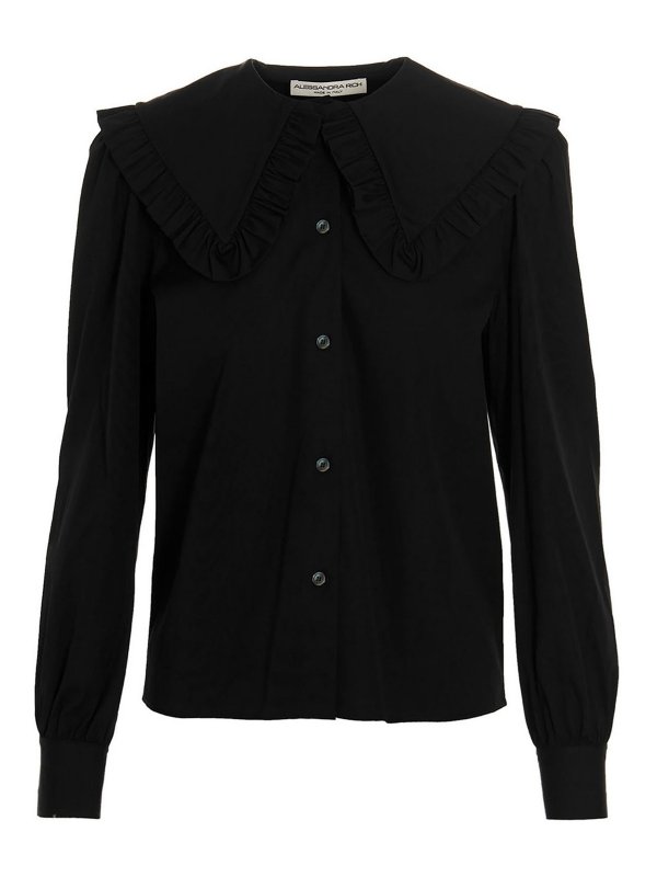 ALESSANDRA RICH: camicie - Camicia con colletto Peter Pan