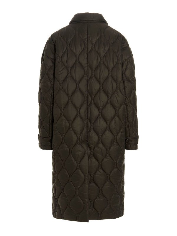 AMIRI: trench coats online - Long quilted trench coat
