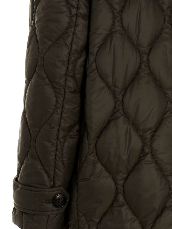 Long quilted trench coat shop online: AMIRI