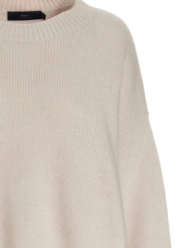 iKRIX ARCH4: Suéteres con cuello pico - Knightsbridge - Blanco