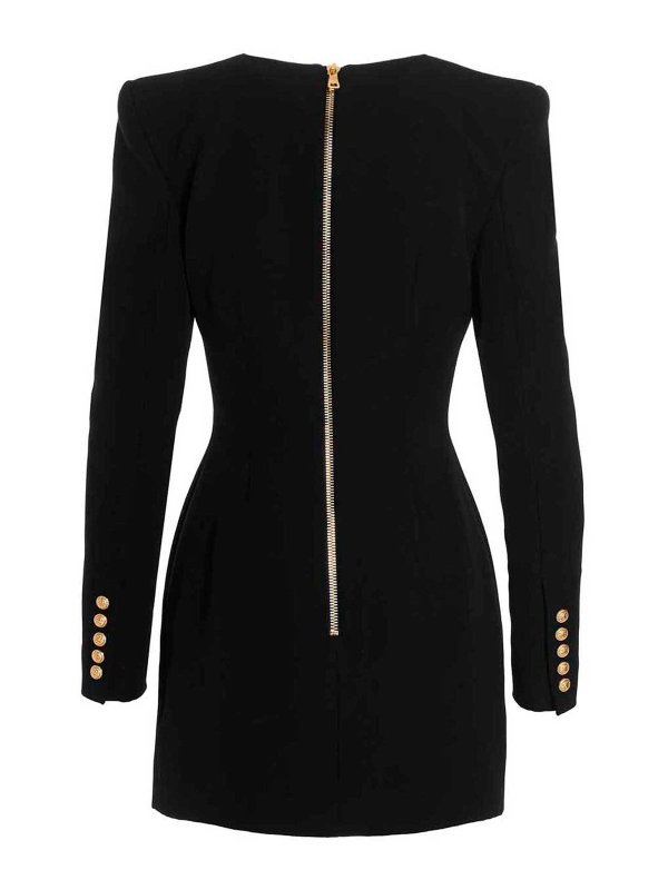 Balmain: ショートドレス online - ショートドレス - 黒
