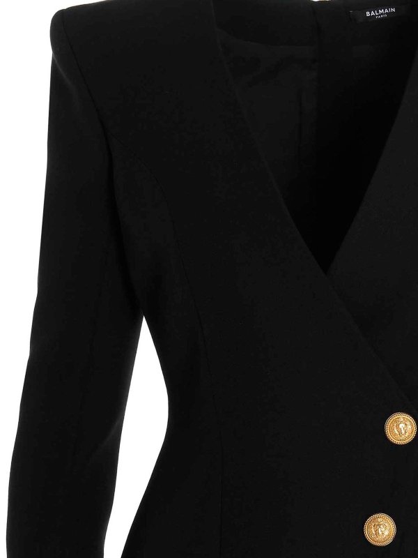 iKRIX Balmain: ショートドレス - ショートドレス - 黒