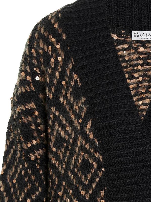 iKRIX BRUNELLO CUCINELLI: cardigans - Sequin cardigan