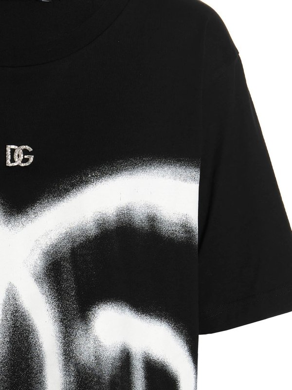 iKRIX DOLCE & GABBANA: t-shirts - Logo giant graffiti T-shirt