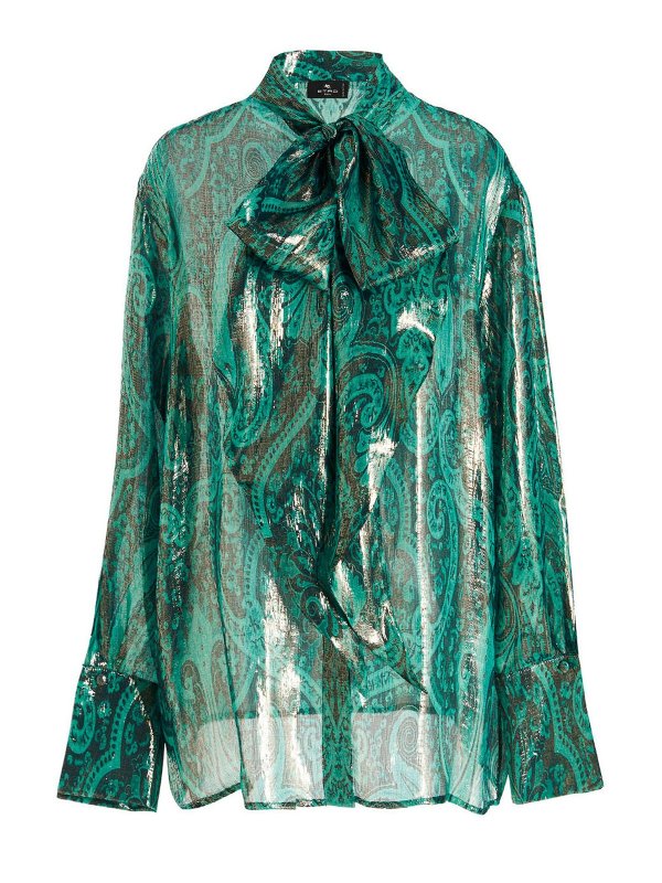 ETRO: Hemden - Hemd - Grün