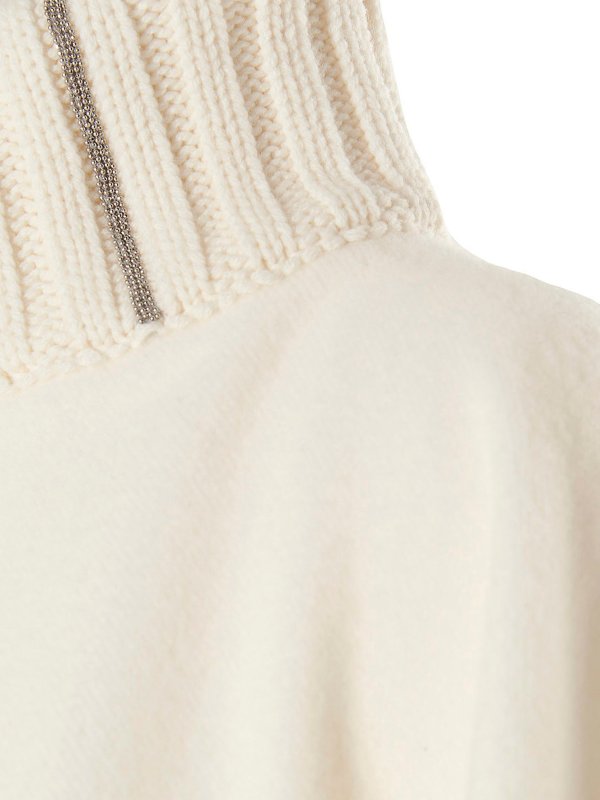 Frayed hem cape shop online: FABIANA FILIPPI