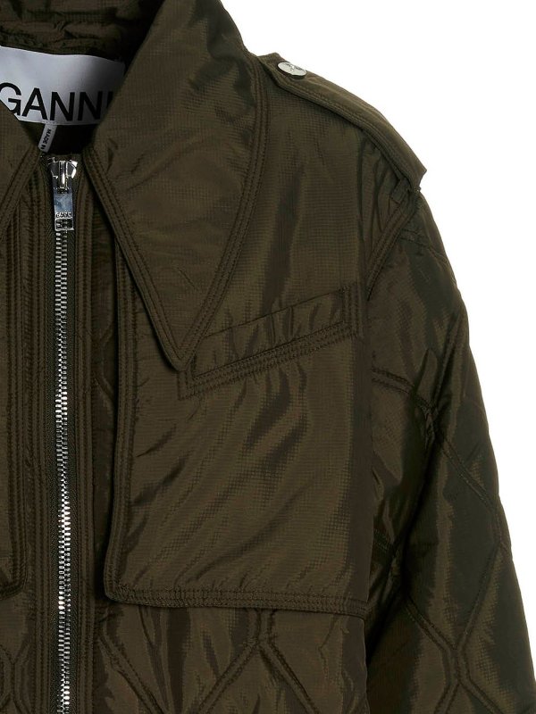 iKRIX GANNI: short coats - Quilted jacket