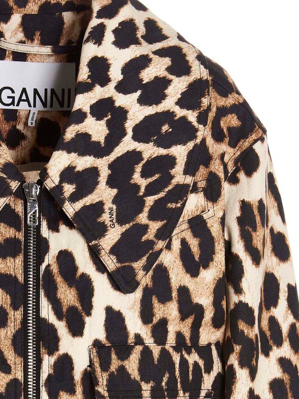 iKRIX GANNI: casual jackets - Leopard jacket