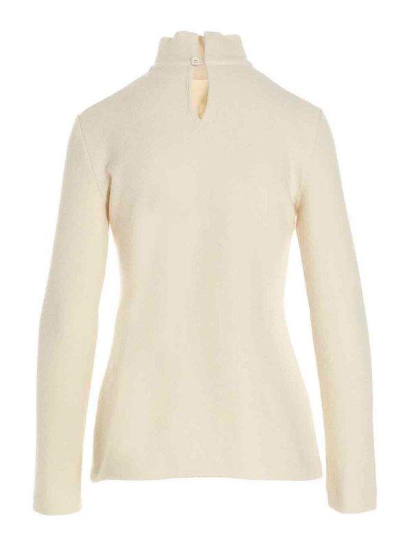 JIL SANDER: Col roulé & Col polo online - Pull Col Roulé - Blanc