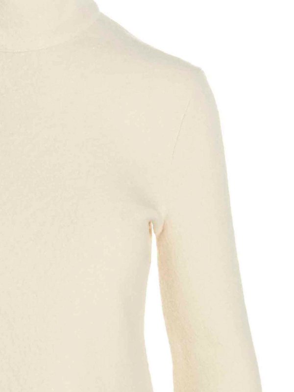 The Best Shops JIL SANDER: Col roulé & Col polo - Pull Col Roulé - Blanc