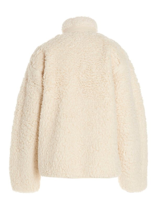 JIL SANDER: Sweatshirts & Sweaters online - Teddy cotton jacket