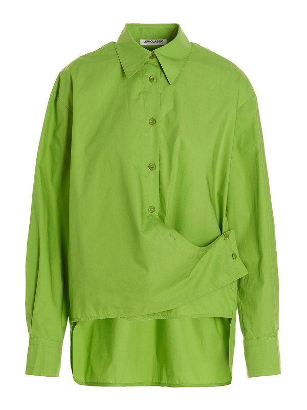 LOW CLASSIC: shirts - Side button shirt