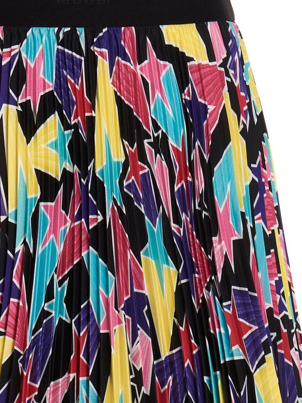iKRIX m.s.g.m.: Long skirts - Star printed pleated skirt