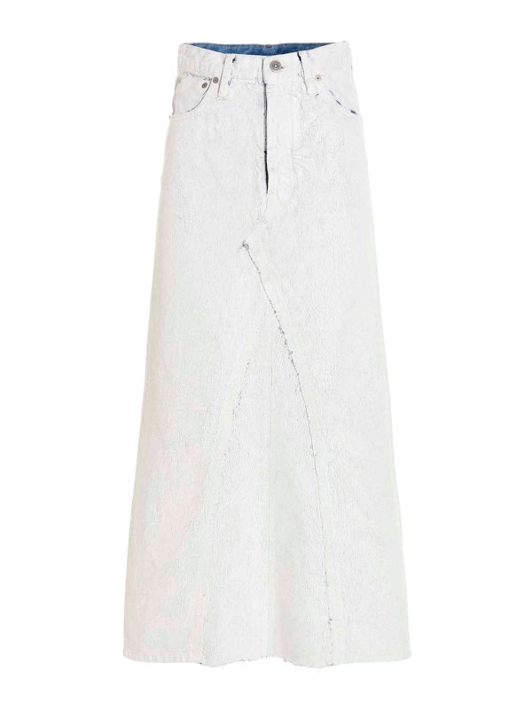 Maison Margiela: Long skirts - Bianchetto skirt